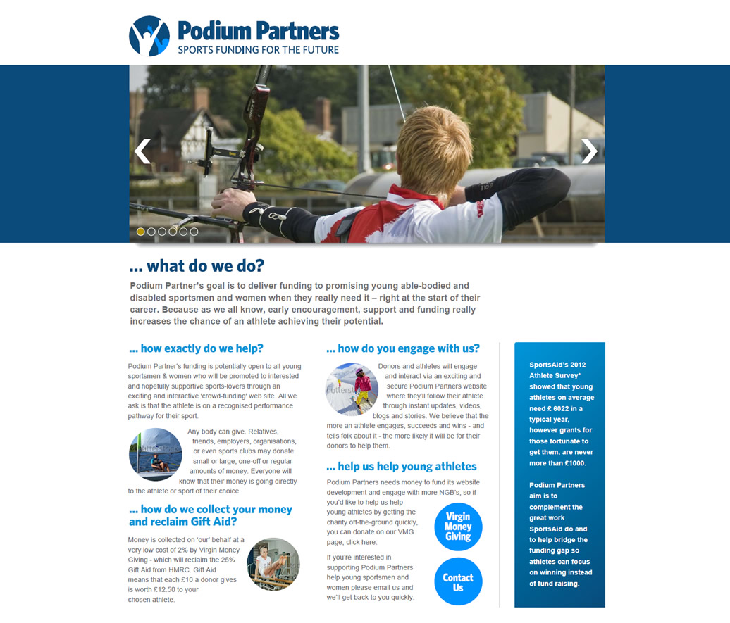 Podium Partners - go-to-'market', branding, content and website